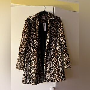 Nice lightweight leopard print chico’s blazer,brand new,never worn